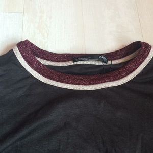 Zara long sleeve blouse